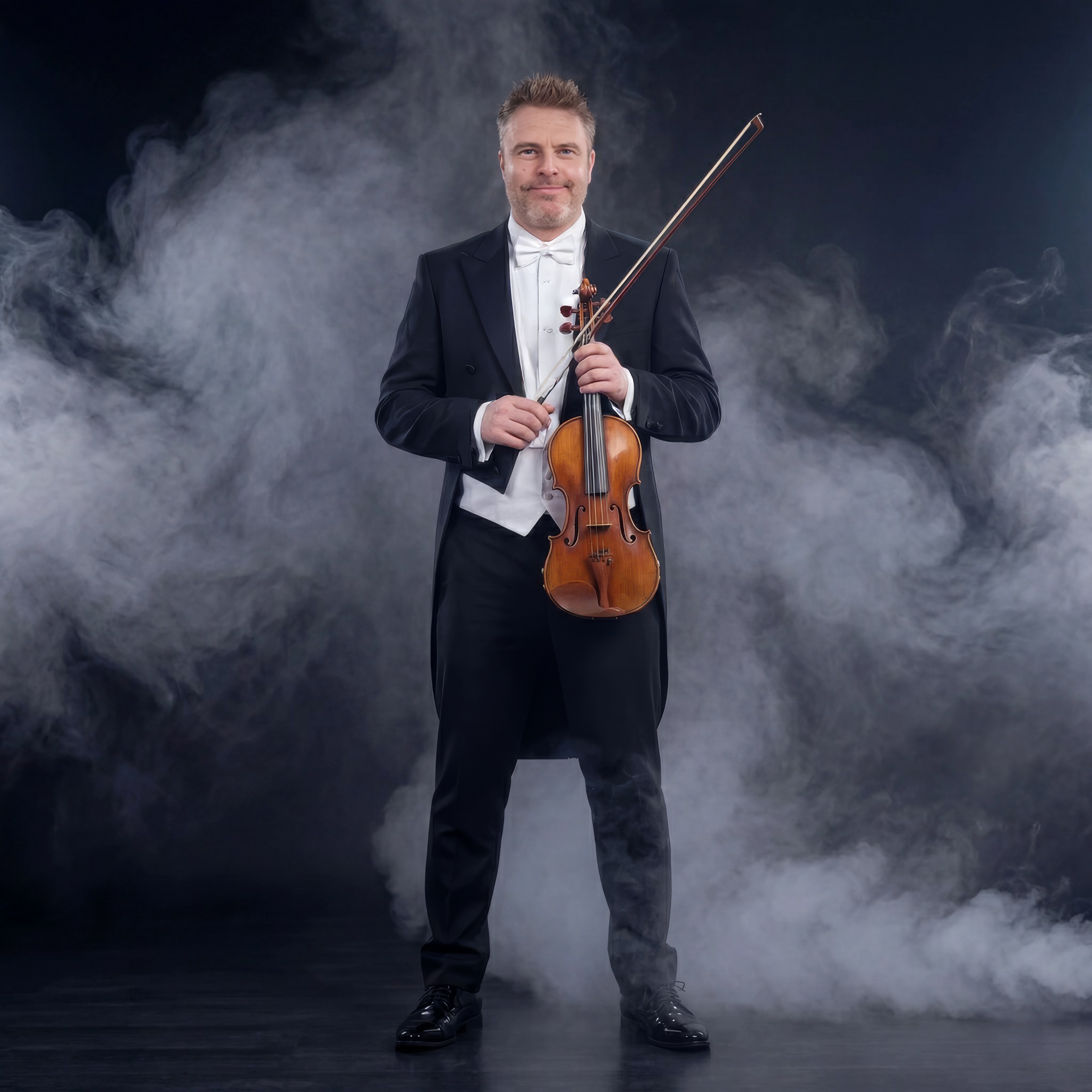 classical in tuxedo tails Monty