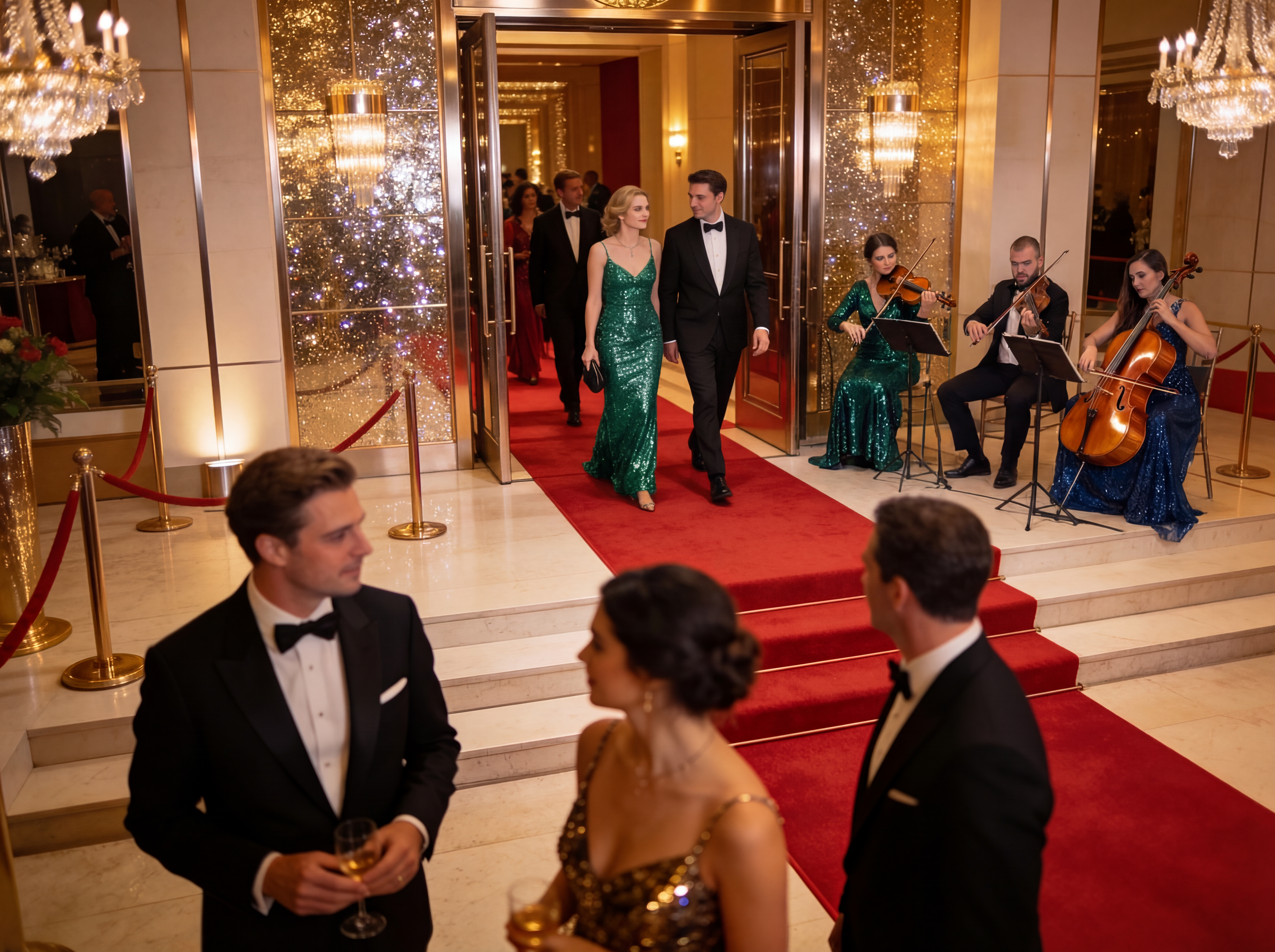 Upscale wedding ceremony arrival music